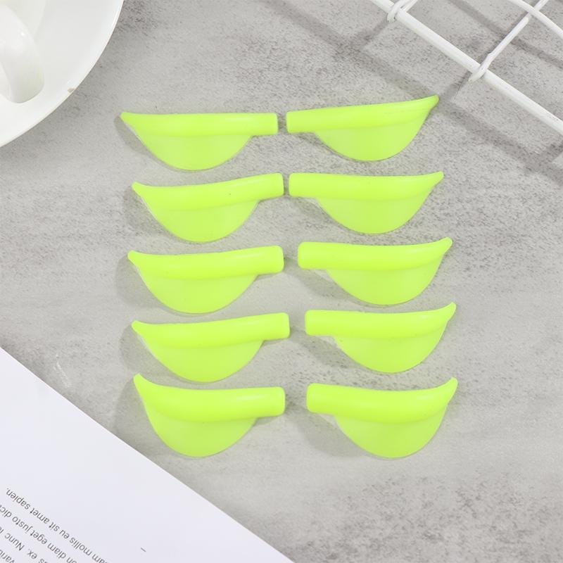 5 Paia/Confezione Pad in Silicone per Permanente Ciglia Riciclabili Ciglia Supporti Scudo Lifting Arricciaciglia 3D Applicatore Strumenti per Trucco