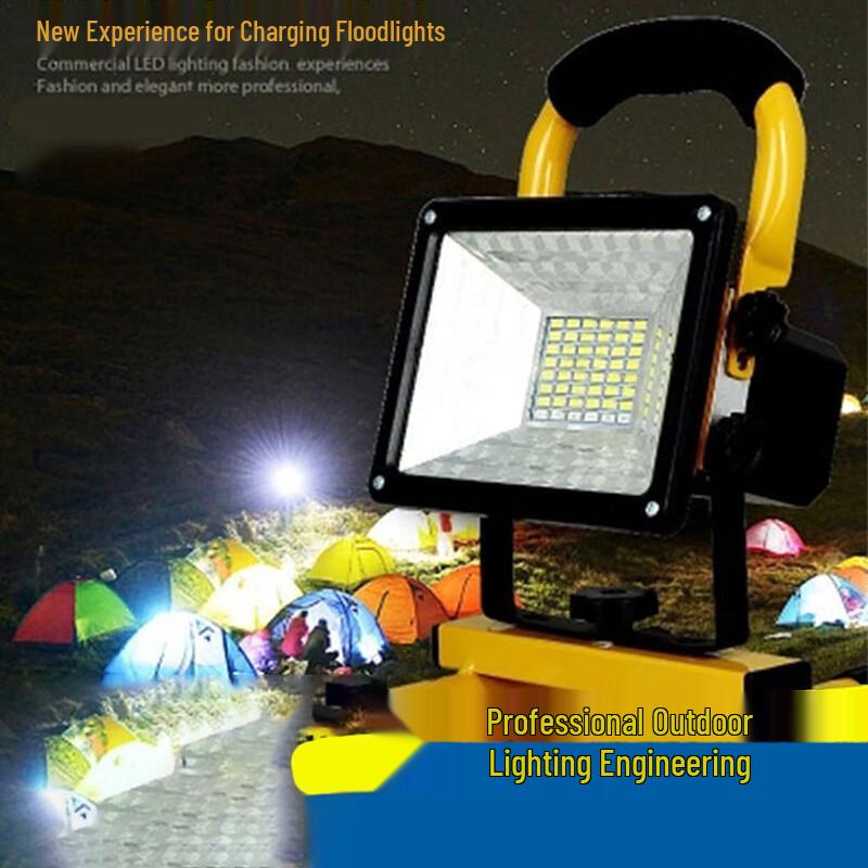 100W Portable Rechargeable LED Work & Emergency Floodlight