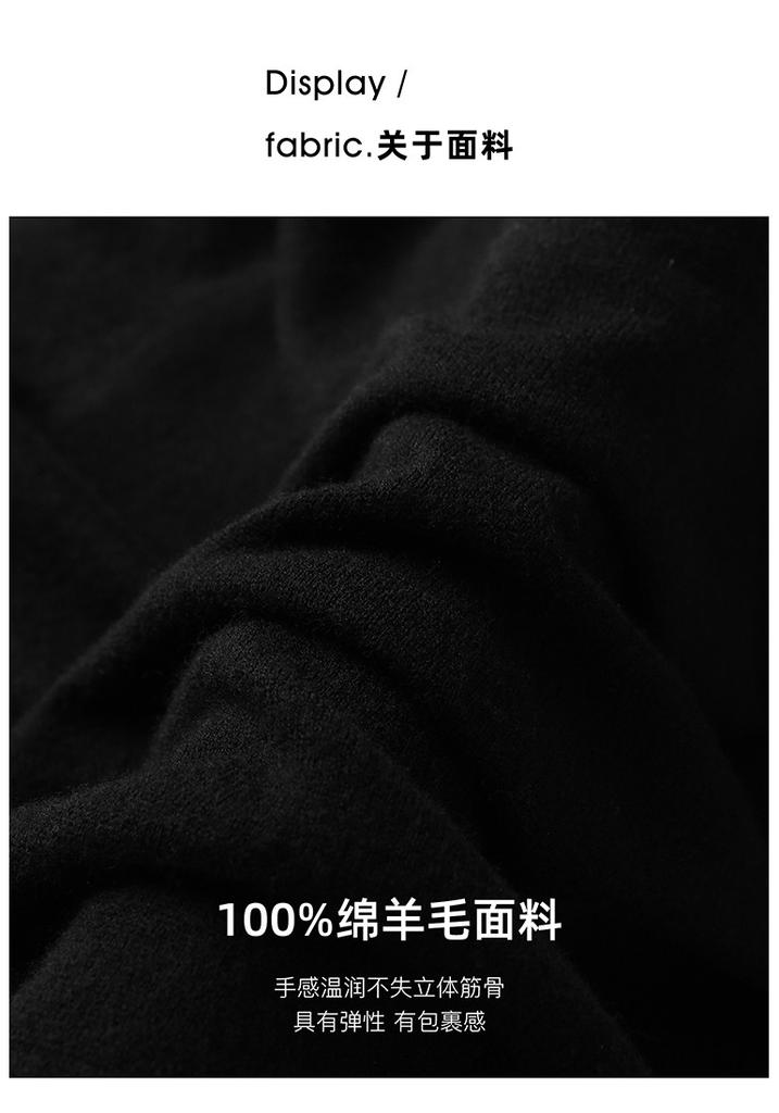 100% Sheep Wool Round Neck Short Sleeved Wool Sweater for Women 2026 Spring and Autumn Casual Versatile Short Knitted Top