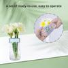 Silicone Grid Insert Flexible Floral Stem Holder For Floral Arrangements And Makeup Brush Storage