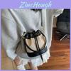 Canvas Bucket Bag For Women With Drawstring Closure And Inner Zipper Pocket For Daily Use