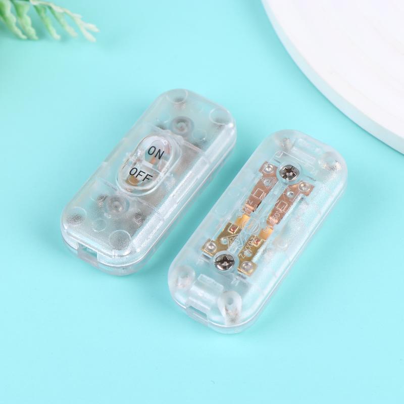 Hot Sale 2pcs Black Inline Cord Switch 250V 6A On/Off Lamp Control Appliance Switch Rocker For Table Lamp Desk Bed LED Lights