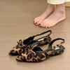 Sommer Spitzschuh Damen Flats Sandalen Mode Schmetterlingsknoten Slipper Slingbacks Pantoletten Party Kleiderschuhe für Damen