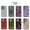 Розкішний кейс для телефону Y2K Ковбойські зірки для iPhone 17 16e 16 15 14 13 12 11 X XS XR XSMAX 7 8 Air Pro Max Plus Розкішний двошаровий