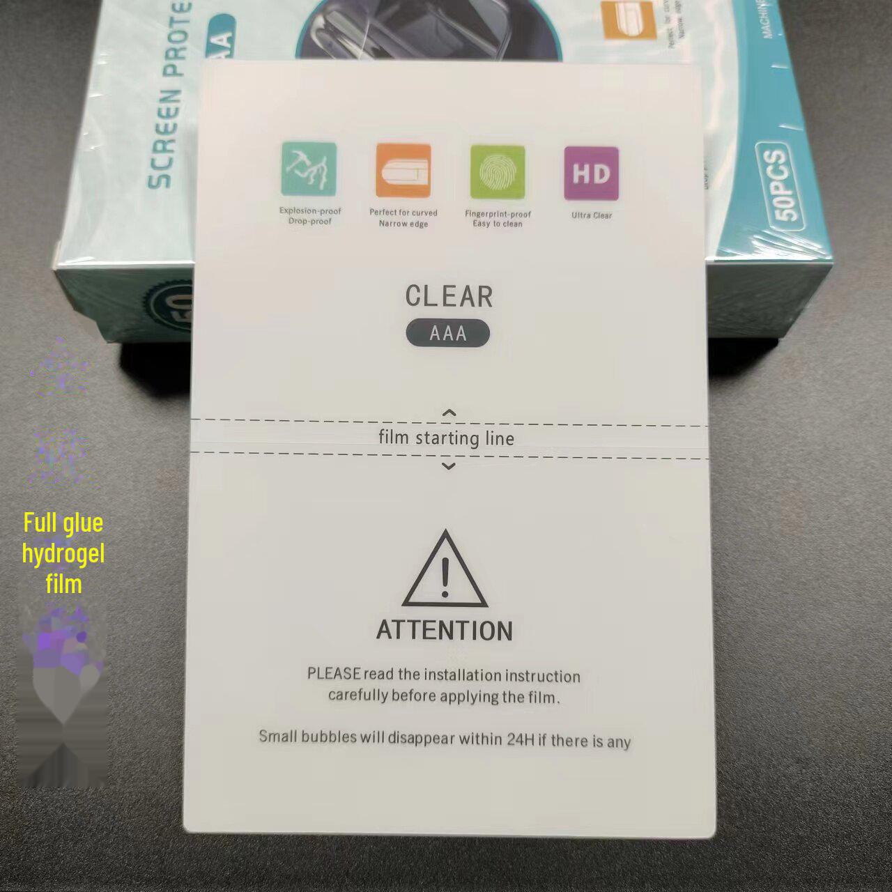 

Высокоточный интеллектуальный резак для гидрогелевой пленки TPU для 8-дюймовой матовой антибликовой пленки 50 sheets (120x180mm)