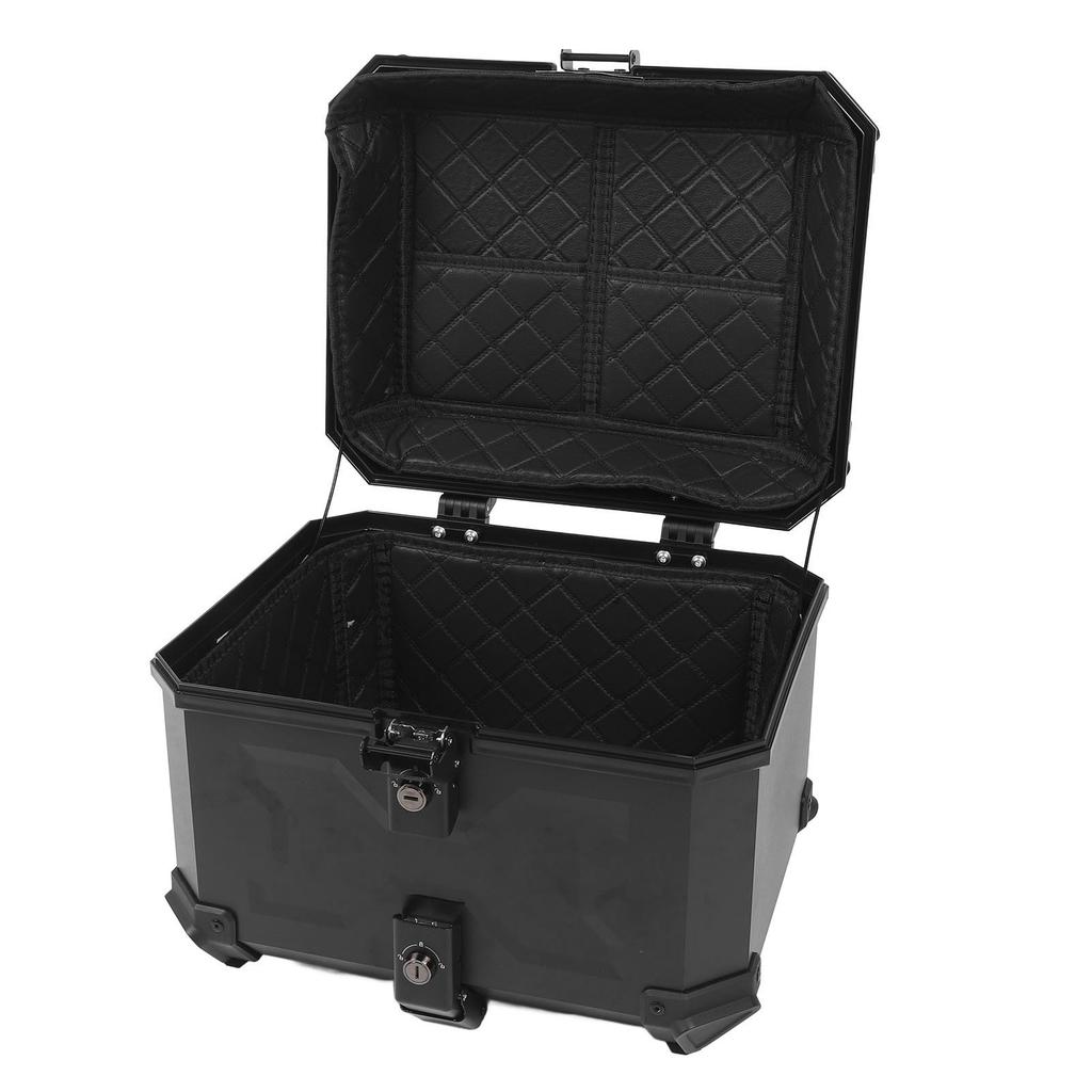 45L Motorcycle Top Box Universal Waterproof Rear Luggage Storage Tool Cases Trunk Tour Tail Box