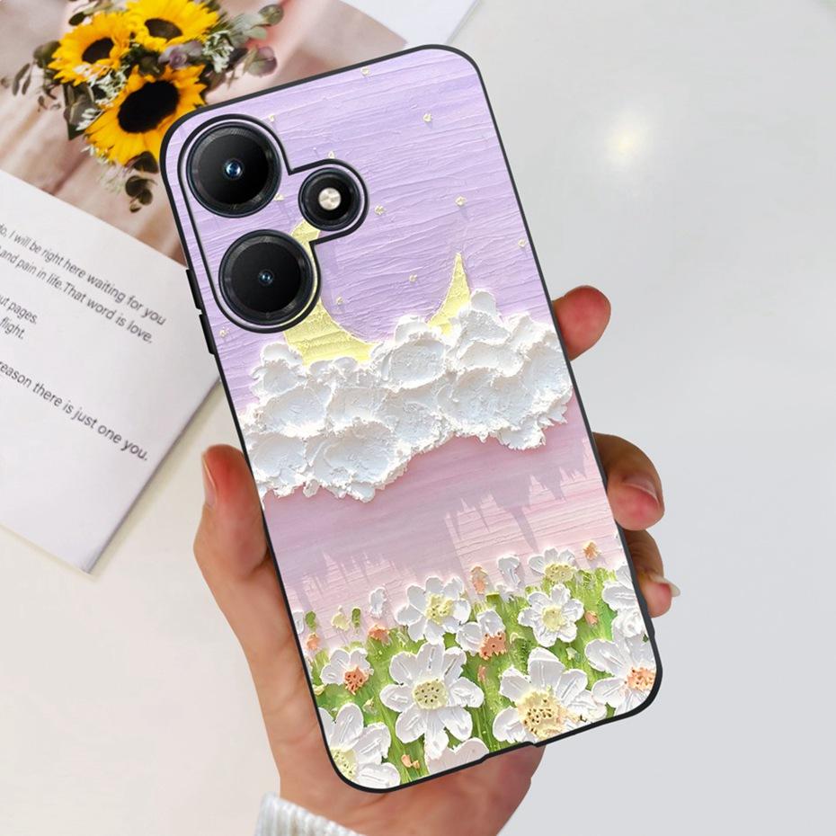 Cute Phone Case For Infinix Hot 30i Hot30 30 Play NFC 2023 Soft Silicone TPU Back Cover For Infinix Hot30i Hot 30 30Play