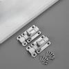 Stainless Steel Automatic Spring Bolt, Manual Button, Anti-theft Wooden Door, Public Health Fitting Room Lock Buckle Accessories