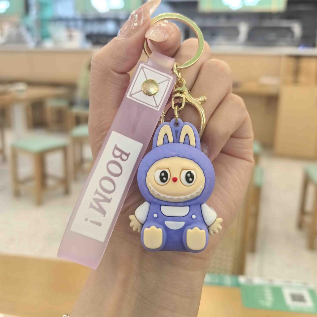 Malá ovce klíčenka malý dárek, látka Labu sedící přívěsek na batoh malý dárek