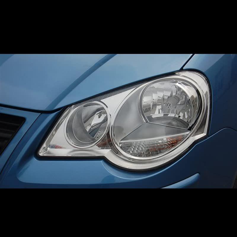 Car Headlight Lens Cover For Volkswagen Polo 2006-2010 Replacement Clear Cover Lampshade Headlamp Shell Car Accessories