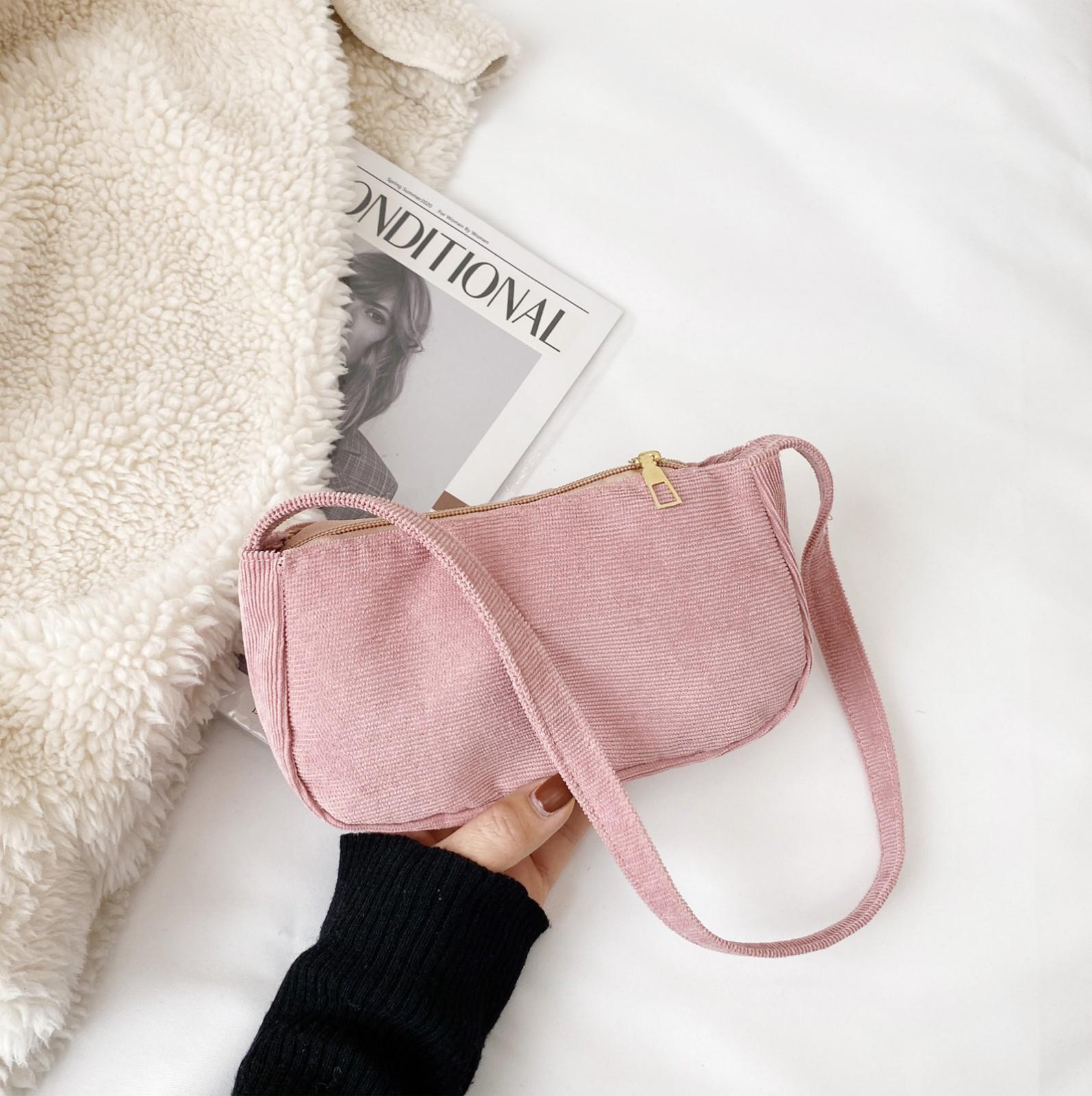 

Женская модная сумка через плечо, универсальная сумка-мессенджер 20X5X11 розовый