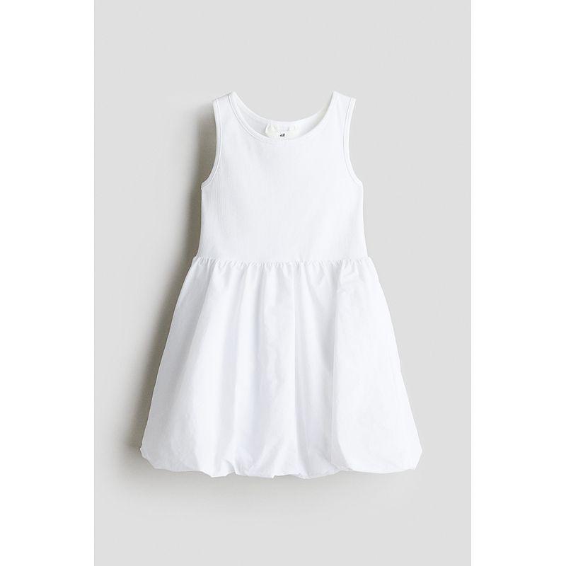 

HM Children s Clothing Girl Dress 2025 New Arrival Fashion Speaker Swing Dress Dress 1271987 White 150/76(10-12Y)