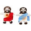 Latest Kids Music Soothing Breathing Doll Jesus Plush Plaything Sleep Companion Plaything Sound And Light Doll Holiday Gifts For Kids