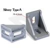 20pcs 3030 Corner Fitting Angle 30x30 Decorative Brackets Aluminum Profile Accessories L Connector Fasten Connector