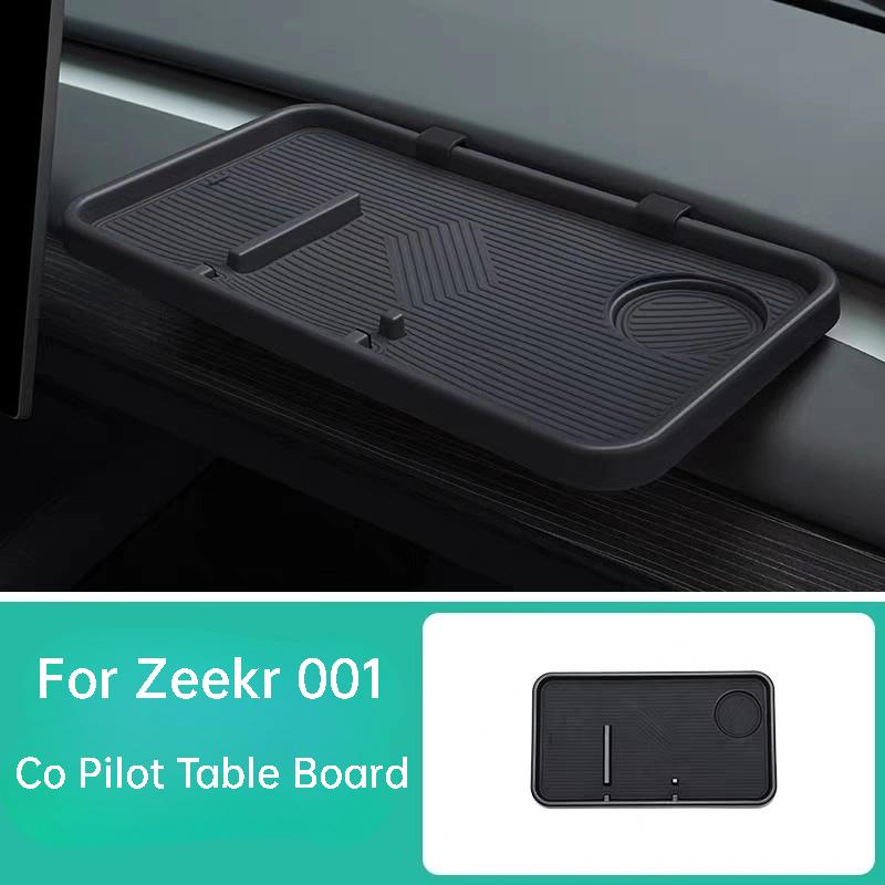For Zeekr 001 X 007 21-25 Car Co Pilot Table Board Dashboard Cup Holder Storage Box Interior Organizer Accessories