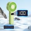 Small Handheld Fan 100 Speed Adjustable LCD Display USB Rechargeable Summer Cooling Fan Portable Travel Mini Personal Fan