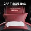TMBCU1 Leather Car Tissue Storage Bag Back Seat Hanging Tissue Box For Volkswagen VW Passat B5 B5.5 2000- 2007 2008 2009 2010 Touareg