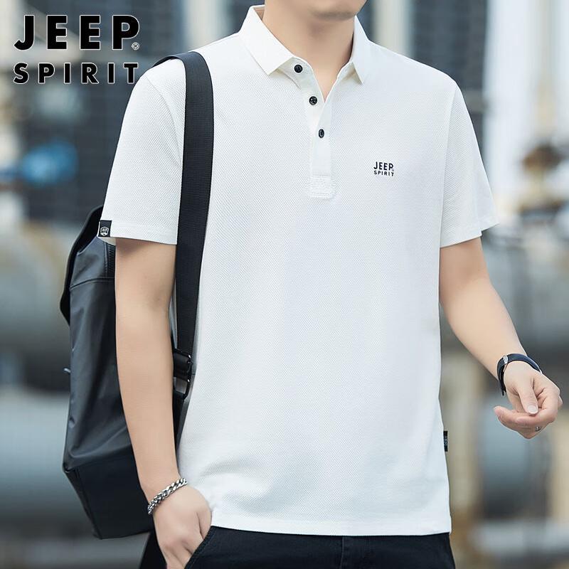 JEEP SPIRIT Men s Summer Casual Polo T-Shirt 3XL