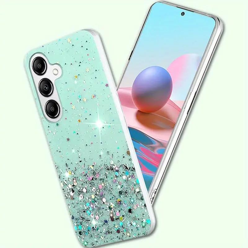

Мягкий чехол с блестящими кристаллами для Samsung Galaxy A14 A24 A34 A54 A35 A55 5G A04S A05 A13 A12 A23 A33 A53 A22 A32 A52 A50 A51 A10 A11 S20 S22 S23 S24 Galaxy A14 4G зелёный