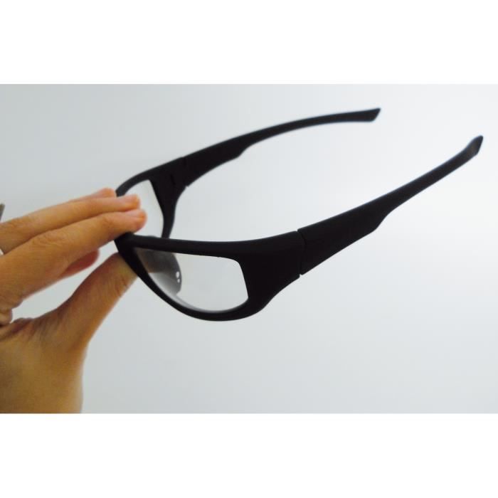 EAGLE FOLCO - protection deslunettes de travail extrêmement léger et cadre de Soft Touch (transparent)