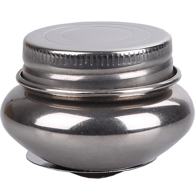 Stainless Steel Oil Painting Turpentine Oil Pot with Single and Double Mouthends