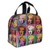 Pop Art Zlatý Warholův svačinový box Opakovaně použitelný Vodotěsný Termo chladící Jídlo Zlatá Dívka Monroe Izolovaná svačinová taška pro Ženy Pracovní tašky