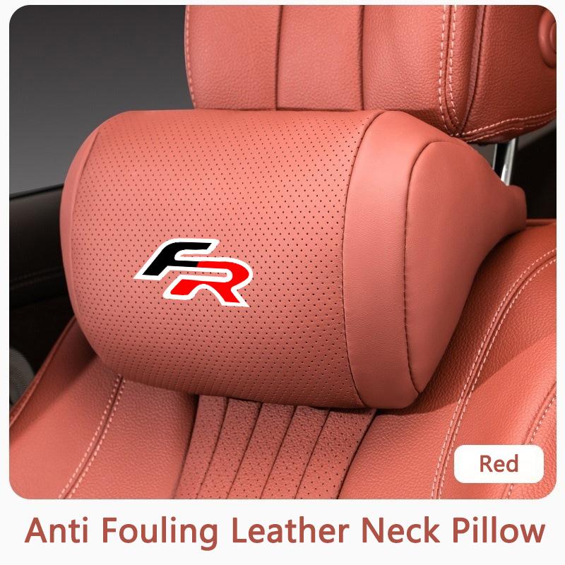 rlcp4 Car Headrest Pillow Provides Perfect Neck And Waist Support Comfortable Breathable For Seat FR Leon IBIZA Arona Arosa Ateca Exeo