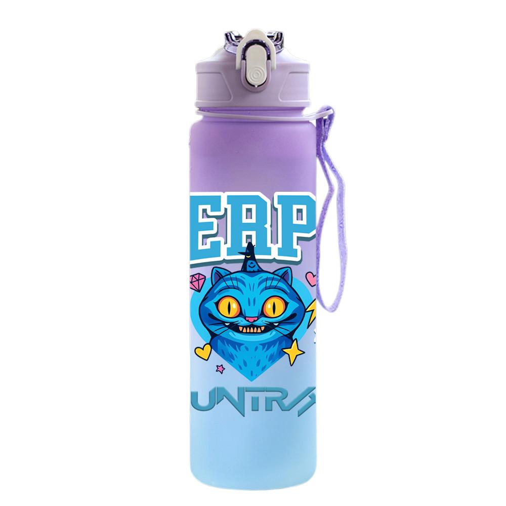 750ml Wasserflasche K-Pop Demon Hunters Bedruckt Große Kapazität Trinkbecher Tragbar Outdoor Sport Wasserbecher Kinder Kinder Geschenk