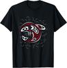 Indigenous Orca Killer Whale Art T-shirt