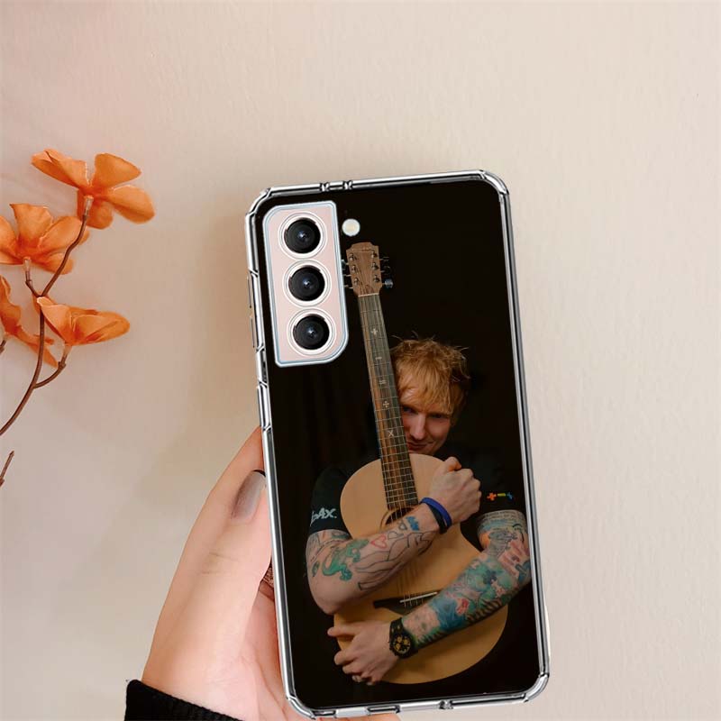 Ed Sheeran Sångare Genomskinliga Fodral för Samsung S26 Ultra Galaxy S25 Edge S24 S23 FE S21 Plus S20 S22 S10 Fodral Mönstrat Kompat