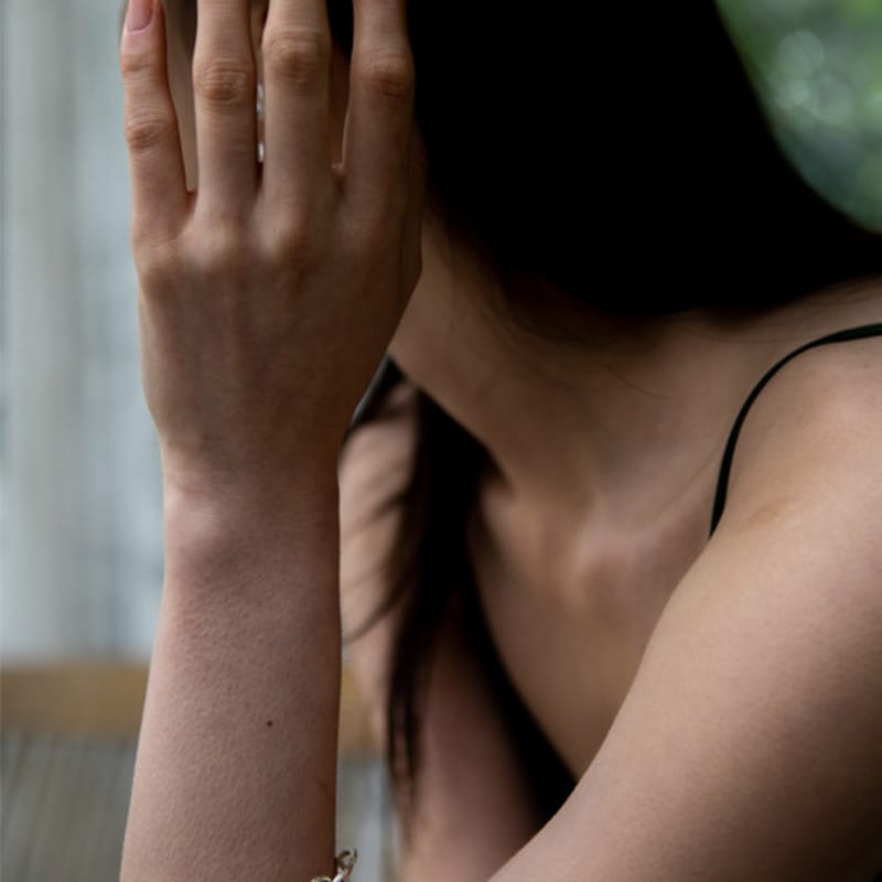 

Ahndronico texture glam bracelet silver