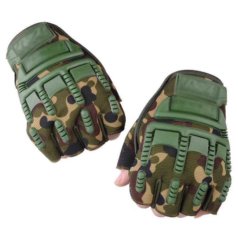 Halbfingerhandschuhe Herren Camouflage Outdoor