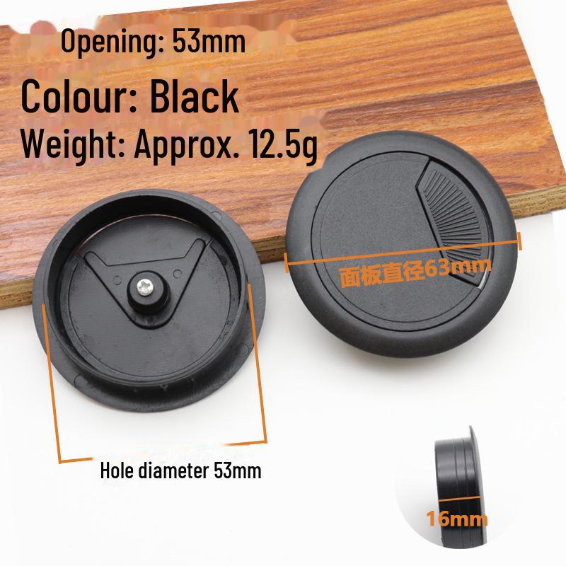 Desktop Cable Management Hole Cover - Decorative Round Sealing Ring