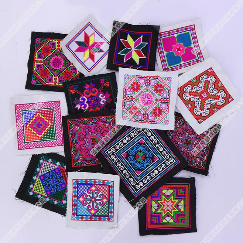 Yunnan Miao Yi Cross-Stitch Embroidered Clothing Accessories
