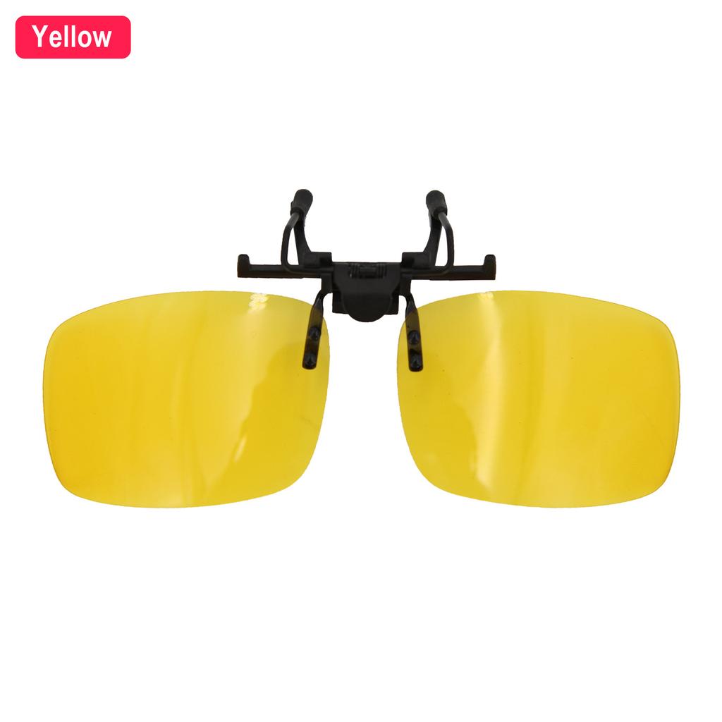 Car Driver Goggles Anti-UVA UVB Polarized Sun Glasses Driving Night Vision Lens Clip On Sunglasses Auto Travel Accessories