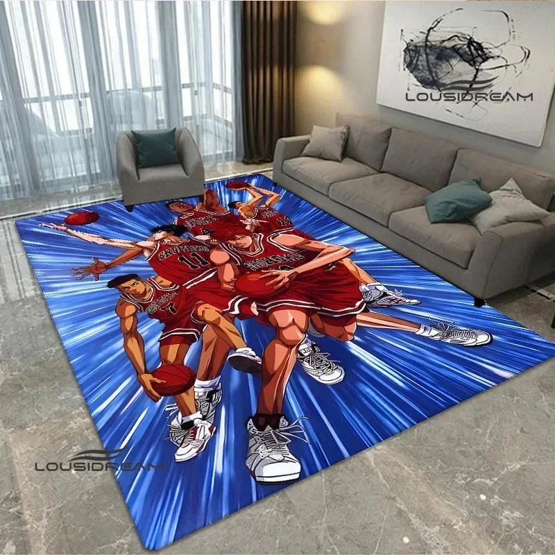3D Cartoon Slam Dunk printed carpet Non-slip carpet outdoor carpets area rug Home bedroom decor rug for bedroom birthday gift