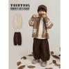 Youyou Boys' Fleece-Lined Corduroy Casual Pants