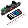 DC 12V 20V Bluetooth 5.3 MP3 Dekodér Deska Handsfree Audio do auta Mikrofon Displej hodin USB TF FM rádio Mp3 hudební přehrávač Reproduktor s dálkovým ovládáním
