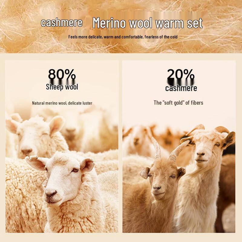 Shanshan Men's Cashmere Wool Blend Down-Lined Business Casual Jacket