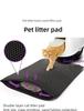 1/2/3Pcs 30x30cm Pet Litter Mat Waterproof Double Layer Pet Litter Mat Non Slip Mat Washable Cat Mat Pet Supplies