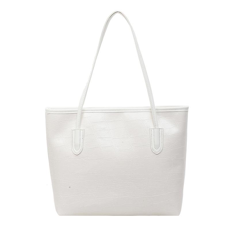 Leisure student soft surface large-capacity bag women's summer new high-end work commuter bag fashionable shoulder tote bag