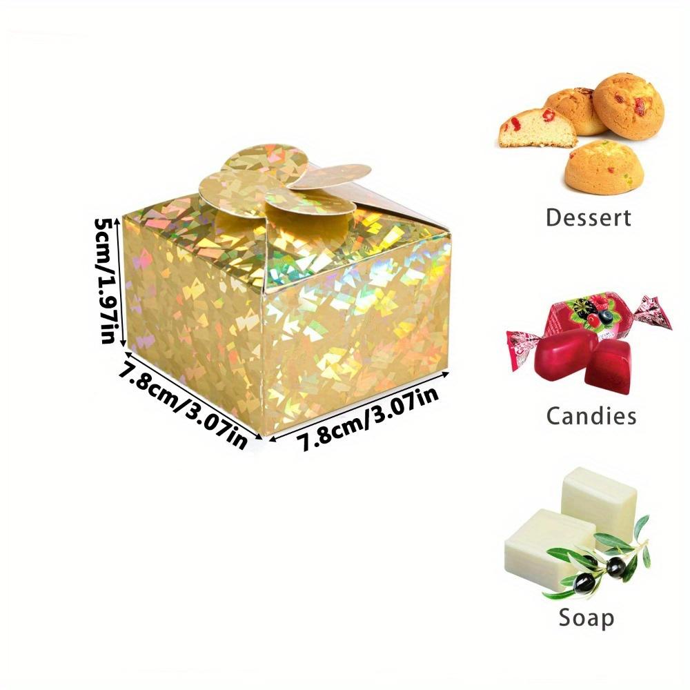 25 Stück Kleine Bunte Faltbare Geschenkboxen Partygeschenkschachteln Papier Seifenschachteln Geschenkverpackungsschachteln Schmuckschachteln Handgemachte Schmuckseife Hochzeitsfeier Geschenke