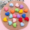 Amuletos de Corazón Pastel 13x14mm: 10 Colores para Bolsos, Pulseras, Pendientes de Bricolaje