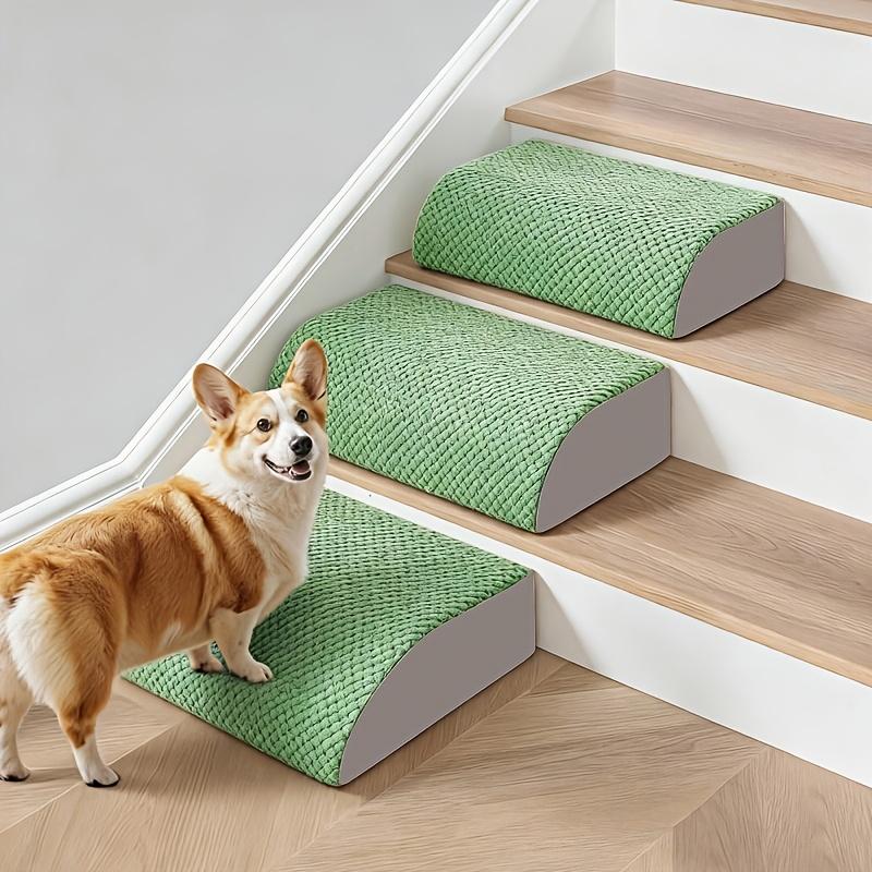 

3pcs Set Small Cat Dog Stairs Non-slip Bottom Pet Stairs Suitable for Small Senior Cats and Dogs Going Up and Down Stairs.