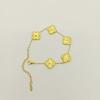 Four-leaf Clover Bracelet for Women Fashion Accessories Simple Student Bestie Bracelet