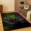 Tapis Tapis de Sol Rat Fink Dessin Animé Voiture de Course Moto Panneau pour Chambre à Coucher Salon Canapé Paillasson Décoration de Maison, Tapis de Jeu pour Enfant Antidérapant