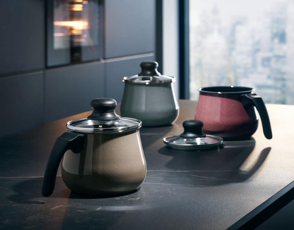 WMF Fusion Tech Mineral Multi Pot 14cm RQ (Rose Quartz) IH Gas Fire Compatible Waterless Pot Rice Cooker W0515525290