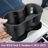 For BYD Song Plus DMI EV Seal U Sealion 6 2023-2025 TPE Cup Holder Pad Waterproof Car Cup Holder Mat