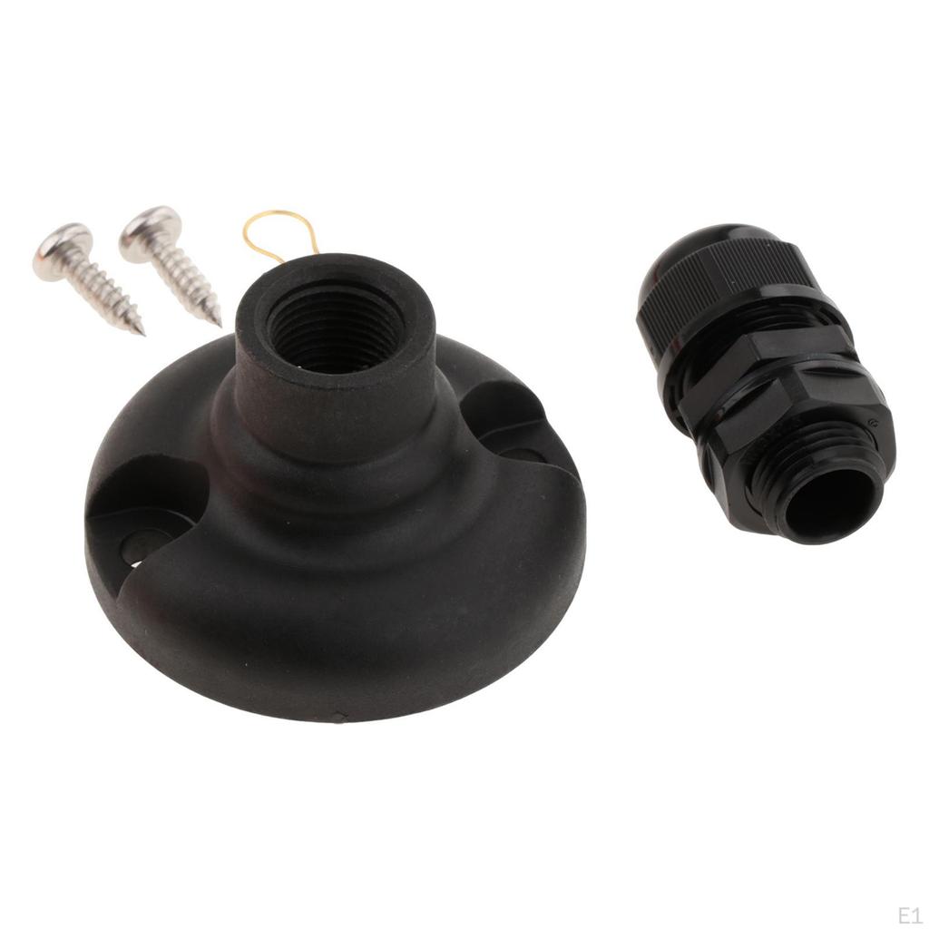 Kit de bază pentru steaguri de caiac, accesoriu, vizibilitate ridicată, instalare ușoară, multifuncțional pentru bărci din aluminiu