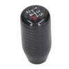 Carbon Fiber Gear Shift Knobs 5 Gears Black Comfortable Touch Smooth Surface Replacement for Acura